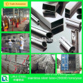 foshan factory hot selling 201 stainless steel welded tube with mirror polished surface